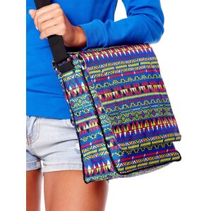 Modrožltá taška s aztéckymi vzormi jedna veľkosť