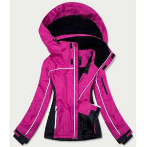 Ružová dámska zimná športová bunda (B2391) ružová XL (42)