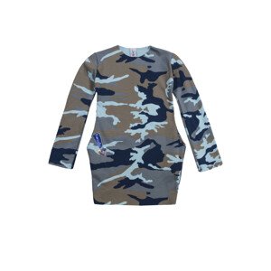 caramba mamma Dress Hannah Blue/Camouflage 140