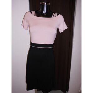Dámské šaty Alania šat KR 0532J SW - Favab černá a růžová XL