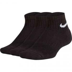 Detské ponožky Nike Performance Cushioned QT 3P Jr SX6844 010 38-42