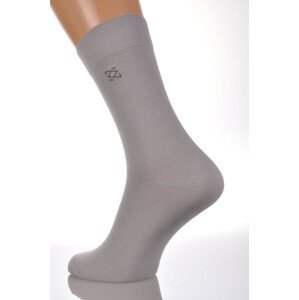 Pánske vzorované ponožky k obleku DERBY olivově perleťové 45-47