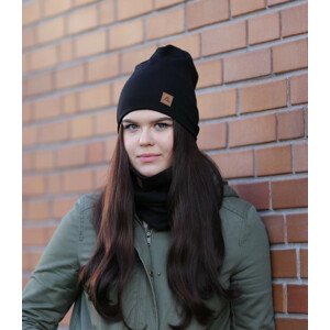Ander Double Beanie Hat BS03 Black 56