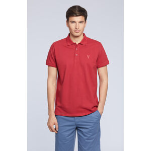 Vistula Polo T-Shirt VBMIKE000S0000XA1272 Dark Red XL