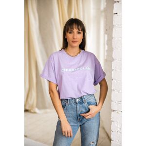 Chiara Wear T-Shirt Thank You Purple OS