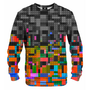 Mr. Gugu & Miss Go Colorful Blocks Sweater S-Pc2071 Grey XS