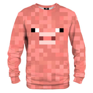 Mr. Gugu & Miss Go Pixel Pig Sweater S-Pc2355 Pink XS