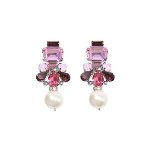 Tatami Earrings Shine Like A Star We1745P Pink 5,5 cm x 2,5 cm