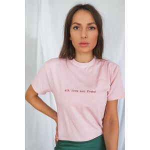 Chiara Wear T-Shirt Love Not Found Pink OS