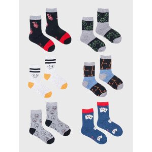 Yoclub Ponožky SKA-0006C-AA00-001 Viacfarebné 27-30