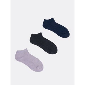 Yoclub Detské bavlnené ponožky bez tlaku 3 balenia SKA-0093U-0000 Viacfarebné 20-22