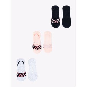 Yoclub Ankle Socks 3-Pack SKB-0046K-0000 Multicolour 36-41