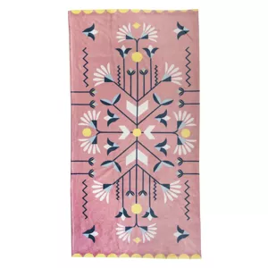 Kabak Towel Folk Pink OS