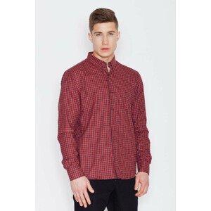 Visent Shirt V010 Black-Red L