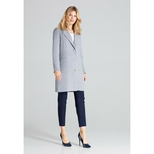 Dámsky kabát Figl Coat M670 Grey L