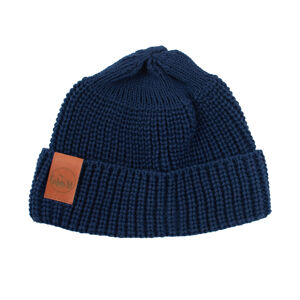 Kabak Hat Short Thick Knitted Cotton Navy Blue-70449D OS