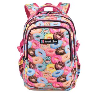 Semiline Backpack J4676-4 Multicolour 47 cm x 31 cm x 17 cm