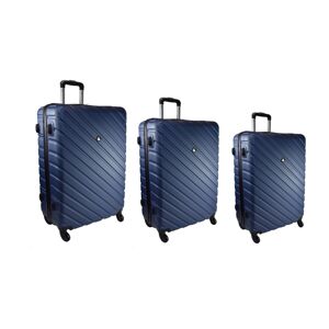 Semiline Suitcase Set 5457-7 Navy Blue 20"24"28" veľkosť: 20"24"28"