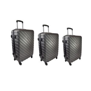 Semiline Suitcase Set 5457-1 Graphite 20"24"28" veľkosť: 20"24"28"