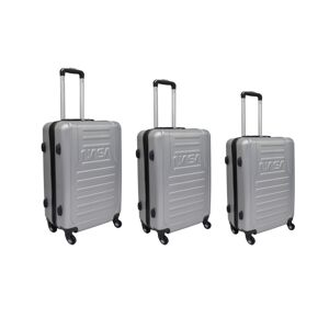 Semiline Suitcase Set NS08-1 Grey 20"24"28" veľkosť: 20"24"28"