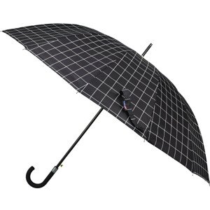 Dlhý automaticky otváraný dáždnik Semiline 2512-2 Black Průměr116 cm