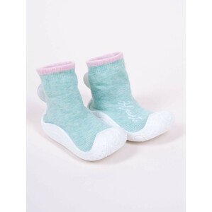 Yoclub Baby Anti-Skid Socks With Rubber Sole OB-132/GIR/001 Green 24