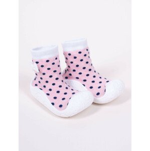 Yoclub Baby Anti-Skid Socks With Rubber Sole OB-133/GIR/001 Pink 23
