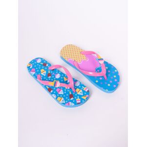 Yoclub Beach Summer Flip Flop Sandals OF-019/GIR Blue veľkosť: 28