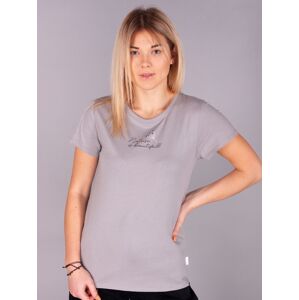 Yoclub Cotton T-Shirt Short Sleeve PK-023/TSH/WOM Grey L