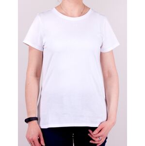 Yoclub Cotton T-Shirt Short Sleeve PK-027/TSH/WOM White L
