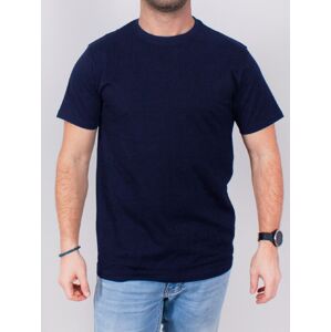 Yoclub Cotton T-Shirt Short Sleeve PM-016/TSH/MAN Navy Blue L