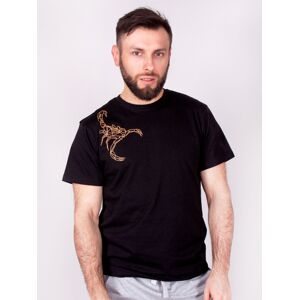 Yoclub Cotton T-Shirt Short Sleeve PM-023/TSH/MAN Black XL