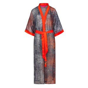 Suzana Perrez Cover Up Kimono Cristina Orange/Grey OS