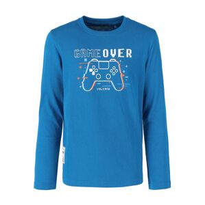 Volcano Regular Silhouette Long Sleeve T-Shirt L-Game Junior B17472-S21 Blue 158-164