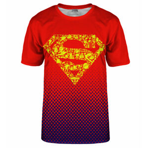Bittersweet Paris Superman Logo T-Shirt TSH JL015 Red L