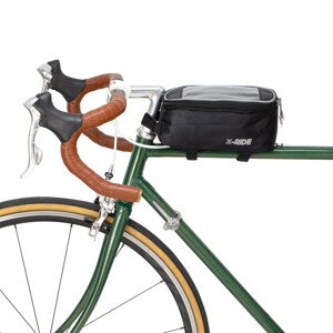 Semiline Bicycle Frame Bag A3013-1 Black 22 cm x 10 cm x 10 cm