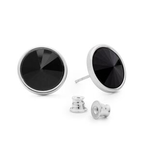 Giorre Earrings 35965 Silver/Black OS stříbrná/černá