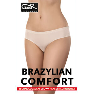 Dámské kalhotky - Brazilian Comfort - GATTA BODYWEAR Bílá L