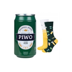 Pánske ponožky Soxo Plné svetlé pivo farba: viacfarebné, veľkosť: 40-45