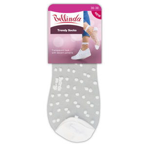 Silonkové ponožky s bodkami TRENDY SOCKS - BE202400-094-42 - BELLINDA farba: čierna, veľkosť: 39-42