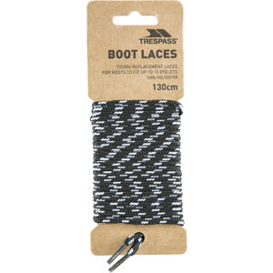 Tkaničky LACES 130 - 596687 - Trespass čierna s bielou 130cm