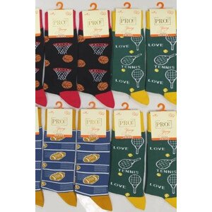 Pánske ponožky 11013 MIX - PRO Corap farba: zelený vzor, veľkosť: 41-44