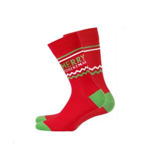 Pánske ponožky W94.155 vianočné - Wola farba: red-mix, veľkosť: 42/44