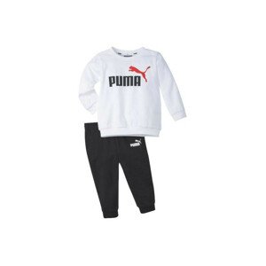 Juniorská tepláková súprava Puma Minicats Essentials Jogger - 584859 02 - Puma biela / čierna 74