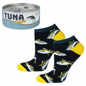 Pánske ponožky SOXO GOOD STUFF - Tuniak v konzerve tmavo modrá 40-45