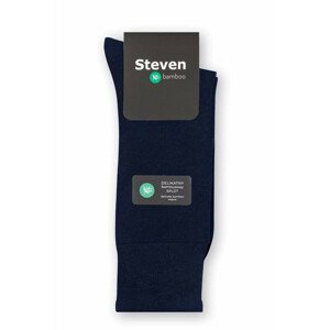 Pánske ponožky Steven art.031 Bamboo tmavě modrá 44-46