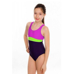 Detské plavky Aqua-speed Emily ružovo-fialové 122 cm