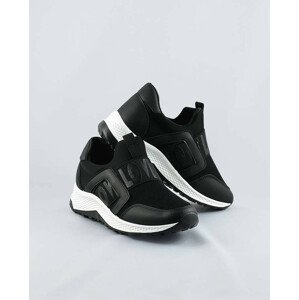 Čierne dámske topánky slip-on (C1003) čierna jedna veľkosť