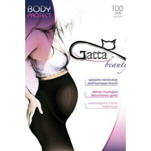 Tehotenské pančuchové nohavice BODY PROTECT - 100 DEN - GATTA nero 4-L