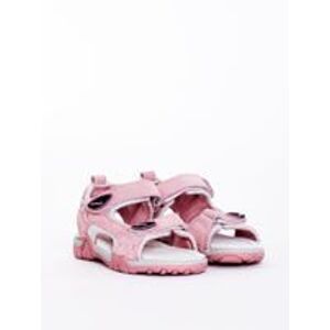 Růžové dětské sandály 32